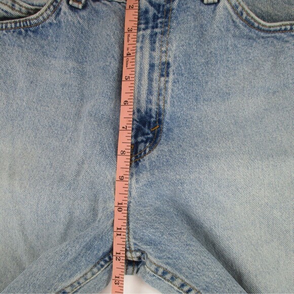 Women 12 USA LEVI'S 961 Loose Fit Straight Leg Hi Rise Light Wash Mom Jeans 90s - Picture 6 of 12